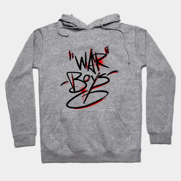 War boys graffiti print Hoodie by BrotherKillBrother